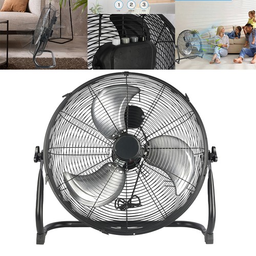 Inch floor fan - floor, black