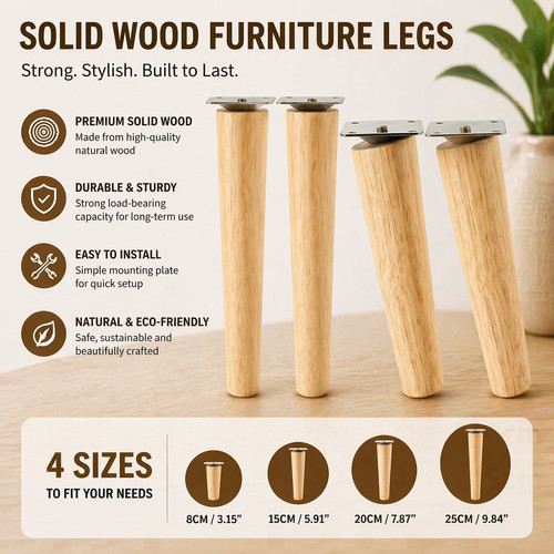 Pcs solid wooden - 4,