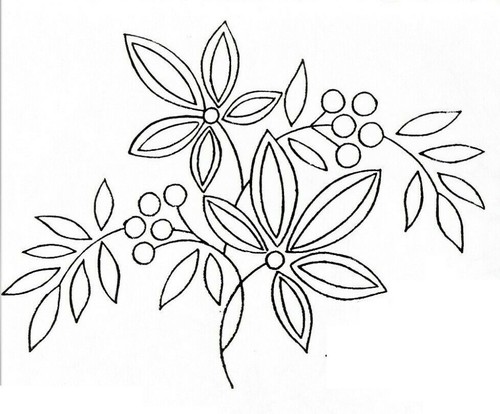 Vintage embroidery transfer - embroidery,