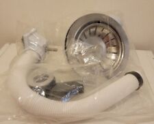 1.1/2" INCH Kitchen BASKET STRAINER  WASTE WITH SQUARE AND ROUND OVERFLOW 