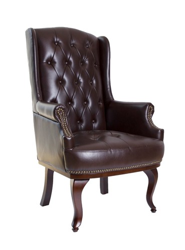 High back chesterfield winged - back,
