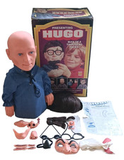 VINTAGE PRESENTING HUGO MAN OF A THOUSAND FACES  PUPPET & ACCESSORIES BOXED RARE