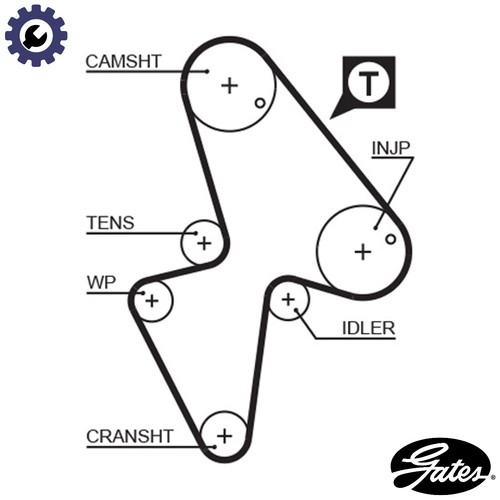Timing belt 5418xs for peugeot - 5418xs,