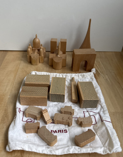 Muji paris wooden - wooden, blocks