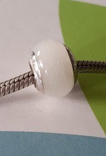 LOVELINKS white charm  bead  925 sterling silver