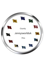 British County Regional Flag Pin Badges