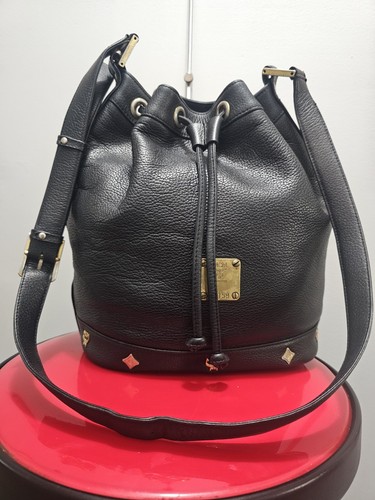 Mcm vintage bucket bag black - vintage,