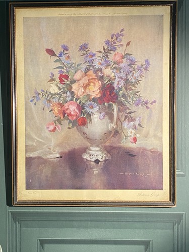 Framed vintage print titled - framed,