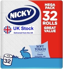 Nicky Soft Touch Toilet Tissue