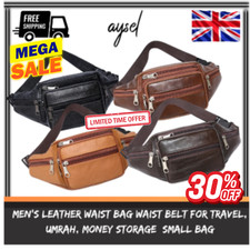 Men's leather Waist Bag Waist