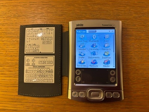 Palm tungsten pda with - pda,