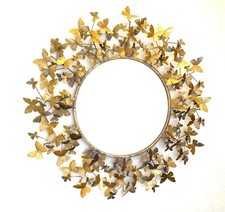 Gold Butterfly Wall Mirror |