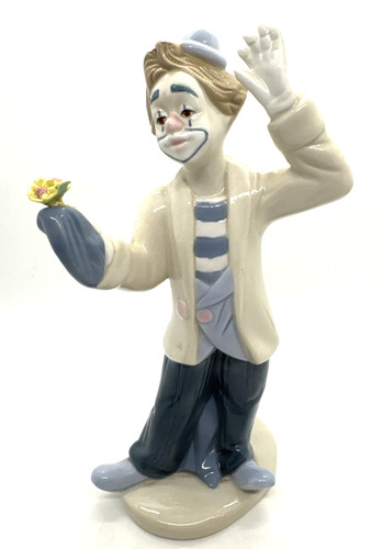 Lladro porcelain clown - porcelain,