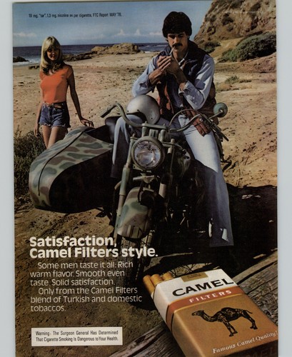 1980 vintage print - vintage, camel