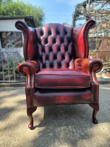 Leather chesterfield armchair - chesterfield,