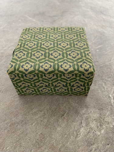 Vintage chinese fabric covered - chinese, fabric-covered