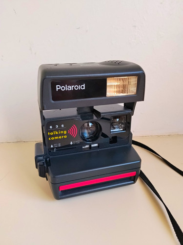 Vintage polaroid 636 talking - vintage,