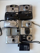 10X Camera Joblot Bundle Digital Film Fujifilm Kodak Canon Pentax Faulty Spares