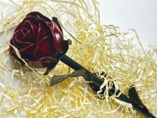 Metal Rose Forever Flower Gift  idea wrought iron  Valentines day Anniversary