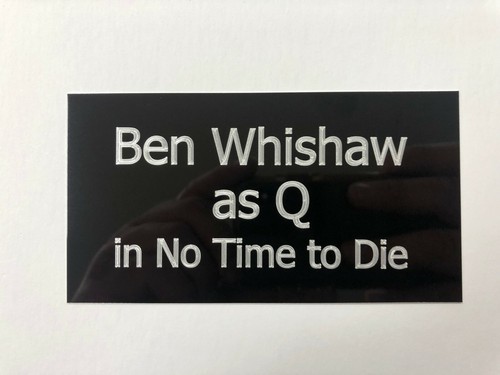 Ben wishaw 130x70mm engraved - ben,