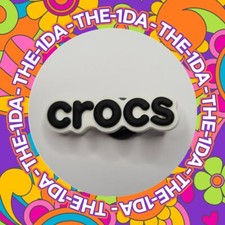 Super Cute Black Crocs Badge -