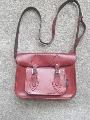 Zatchels red leather - red, satchel