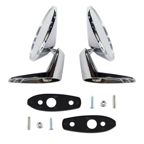 1pair chrome outside - 1pair,