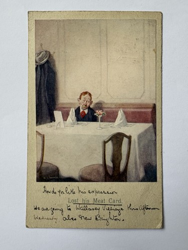 Ww1 meat ration card - meat,