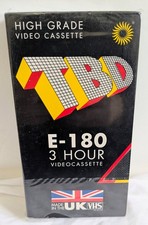 Vintage tbd 180 - vhs, blank