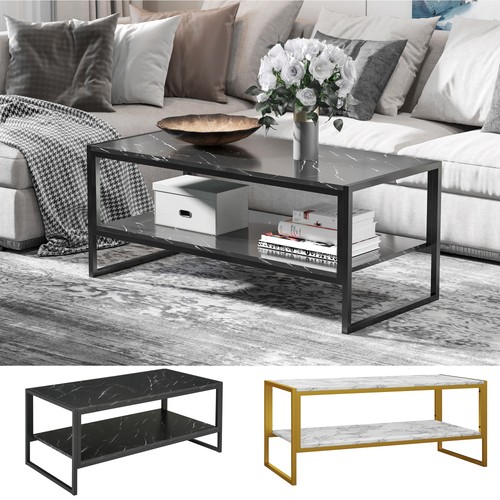 Two tier marble effect - marble, coffee