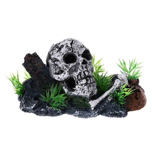 Resin skull aquarium - skull,