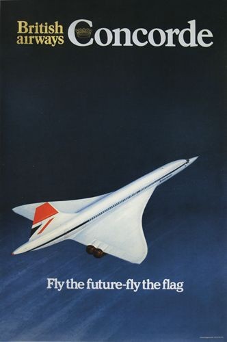 Vintage british airways - british,