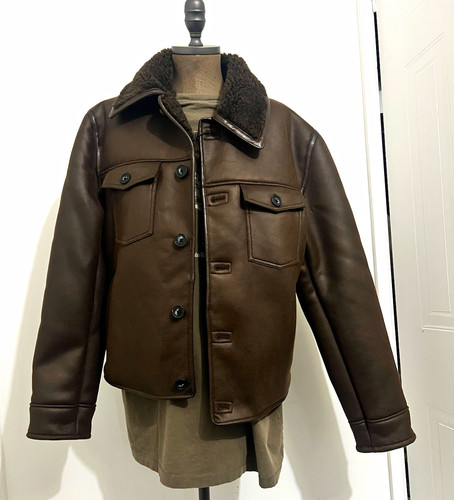 Zara men brown - suede, short
