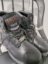 Trojan Thinsulate Steel Toe Boots Black Size 9UK 10 USA 43EUR  