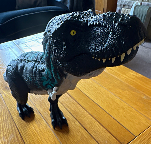 Grey white rex dinosaur - grey,