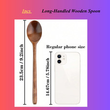 Long-Handled Wooden Spoon
