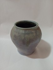 Upchurch Pottery 12.5cm vase 1913-35 Rainham Kent Drip Glaze Antique? Po62