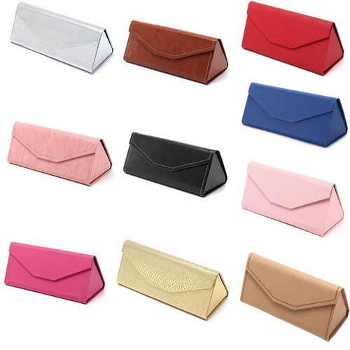 Triangle folding glasses case - glasses,