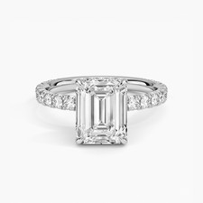 2 Ct Emerald Cut Lab Grown