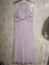 Veromia UK Size 14 Lilac Bridesmaid Prom Occasion Dress