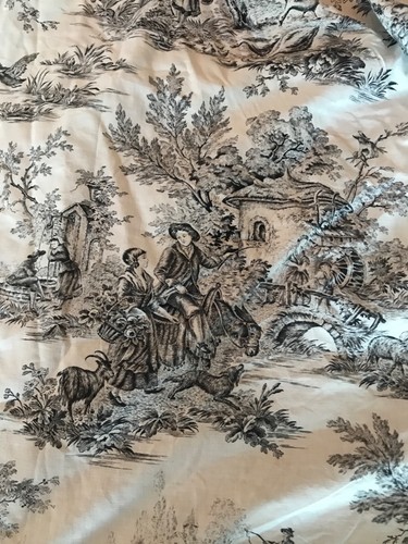 Vintage french toile jouy - french,
