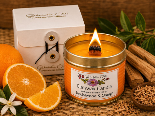 Sandalwood orange beeswax - &,