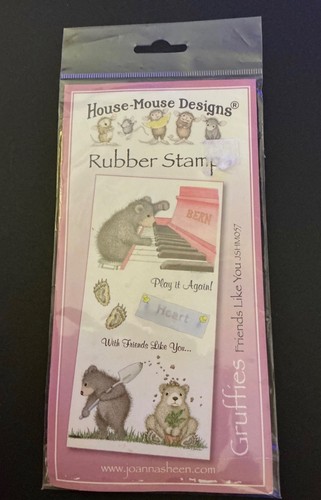 House mouse rubber stamps - house,