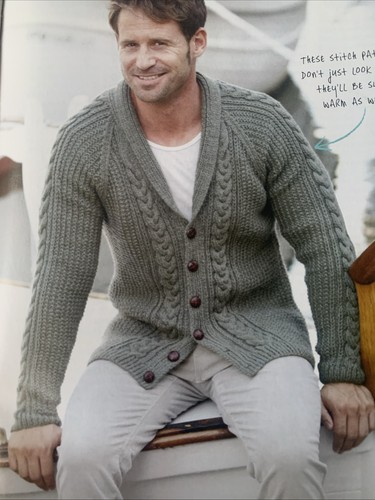 Knitting pattern mens cable - knitting,