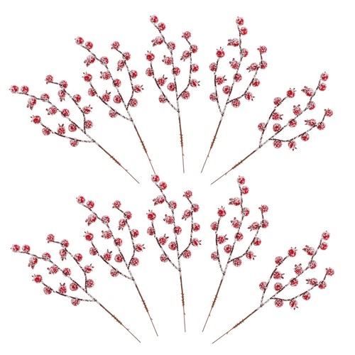 15pcs artificial red - artificial,