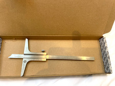 Micropol Vernier Calipers Depth Gauge High Precision Stainless Steel 0 - 6"