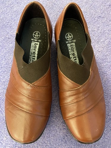 Loretta comfort slip brown - slip-on,