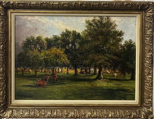 Antique painting - painting, (19th