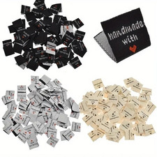 Handmade With Love Clothing Labels Tag DIY Sewing Craft UK Q2