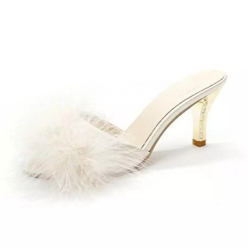 Women high heel slippers - high,